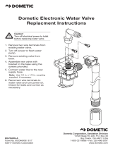 Dometic Electronic Water Valve Replacement Owner's manual