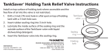 Dometic TankSaver® Holding Tank Relief Valve Installation guide