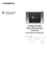 Dometic DTD01A, DTD02A Tank Discharge Control with Seacock Monitor Operating instructions