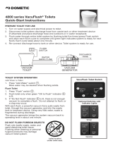 Dometic VacuFlush 4800 Series Operating instructions
