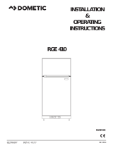 Dometic RGE 410 Operating instructions