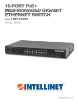 Intellinet 16-Port Gigabit Ethernet PoE  Web-Managed Switch with 2 SFP Ports User manual