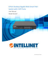 Intellinet 8-Port Gigabit Ethernet PoE  Web-Managed Switch with 2 SFP Ports User manual