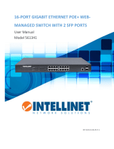 Intellinet 16-Port Gigabit Ethernet PoE  Web-Managed Switch with 2 SFP Ports User manual