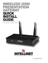 Intellinet Wireless 300N Presentation Gateway Installation guide