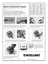 Intellinet Cat5e Surface Mount Box Quick Instruction Guide