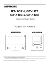Aiphone GT-1C7 & GT-1M3 Operating instructions