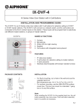 Aiphone IX-DVF-4 Install Manual