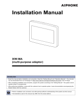 Aiphone IXW-MA Install Manual