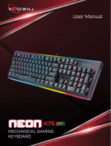 Rosewill NEON K75 V2 Mechanical Gaming Keyboard User manual