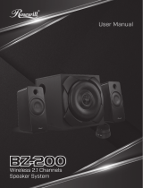 Rosewill BZ-200 Bluetooth 2.1 Speaker System User manual
