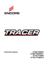 Encore TRACER 60 72 Owner's manual