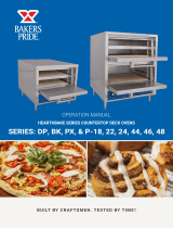 Bakers Pride DP, BK, PX, P Series Countertop Deck Oven Owner's manual