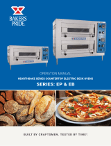 Bakers Pride EP, EB Series Countertop Deck Oven Owner's manual