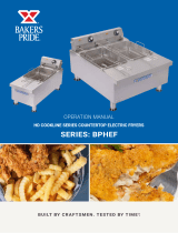 Bakers Pride BPHEF Series Fryer Owner's manual