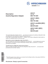 Hirschmann ACA11 User manual