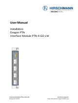 Hirschmann DRAGON PTN Interface Module PTN-4-GO-LW User manual