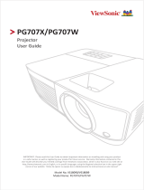 ViewSonic ViewSonic PG707X User manual