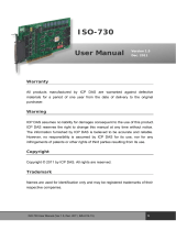 ICP ISO-730 User manual