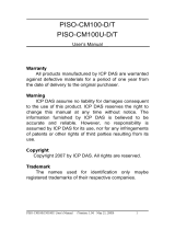 ICP PISO-CM100U-D User manual