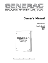 Generac 15 kW 004721R0 User manual