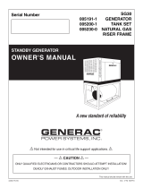 Generac 30 kW 005191R1 Owner's manual