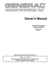 Generac 40 kW 0049911 User manual