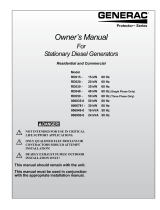 Generac 15kW RD01523GDAS User manual