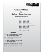 Generac 15kW RD01523GDSE User manual