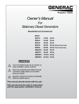 Generac 20kW RD02023ADSS User manual