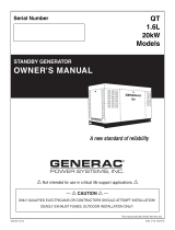 Generac 20 kW QT02016AVSN User manual