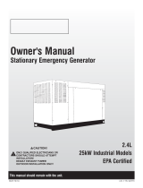 Generac 25 kW QT02524ANANA User manual