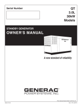 Generac 30 kW QT03030GNAN User manual