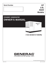 Generac 40 kW QT04039KNSN User manual