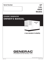 Generac 40 kW QT04039JNAN User manual