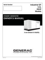 Generac 45 kW QT04554GVSNA User manual