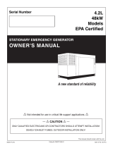 Generac 48 kW QT04842GNAN User manual