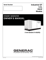 Generac 55 kW QT05554GVANA User manual