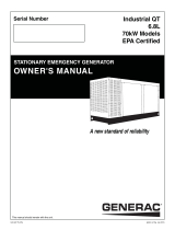 Generac 70kW QT07068JNANA User manual