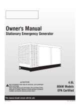 Generac 80kW QT08046GNAX User manual