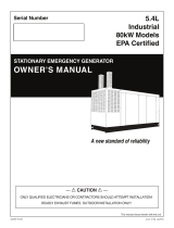 Generac 80kW QT08054KVSNAR User manual