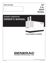 Generac 80kW QT08054KNAN User manual