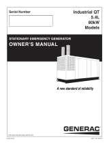 Generac 80kW QT08054JVSNA User manual