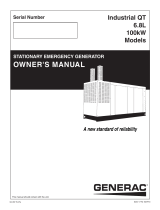 Generac 100kW QT10068KVANA User manual