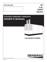 Generac 100kW QT10068KNSN User manual