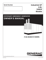 Generac 100kW QT10068KNANA User manual