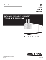 Generac 130kW QT13068JNAN User manual