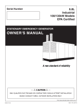 Generac 130kW QT13068GNSYA User manual