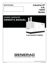Generac 150kW QT15068LVSNA User manual