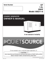 Generac 20 kW 0052110 User manual